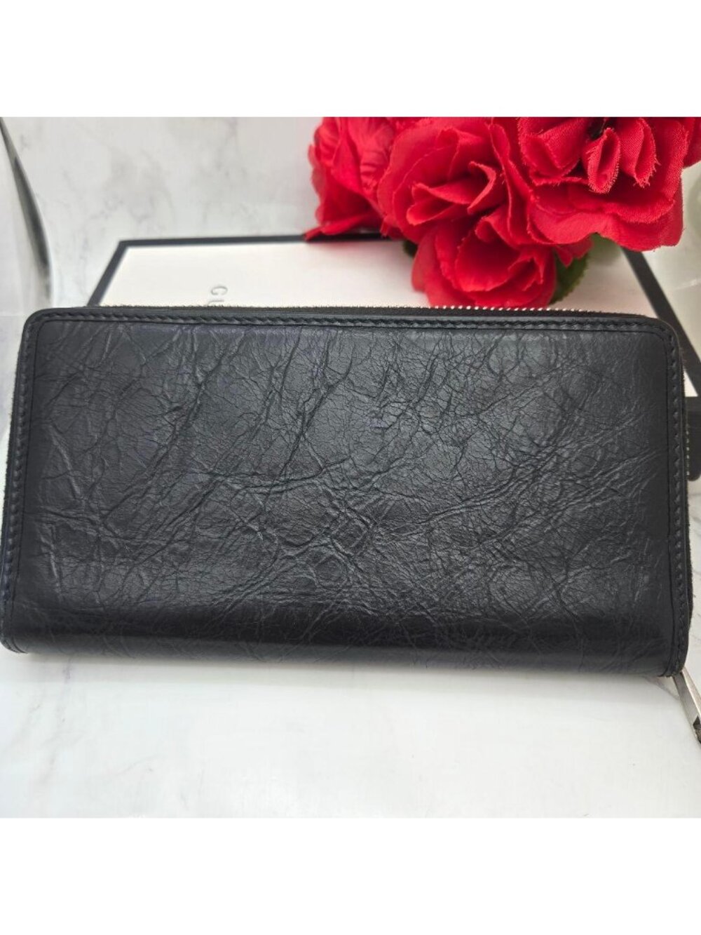 Gucci Wallet GG Marina Black - Picture 2 of 16